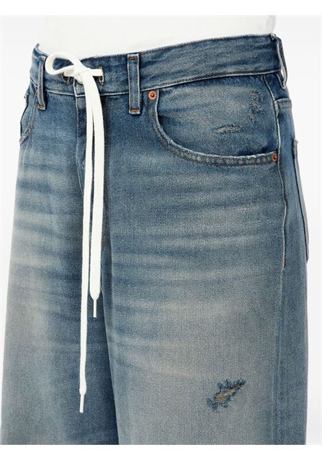 jeans con coulisse donna blu MM6 MAISON MARGIELA | S52LA0246 M30017994
